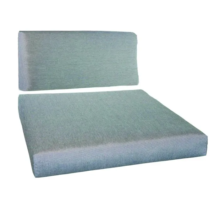 Rugkussen lounge stoel hardhout