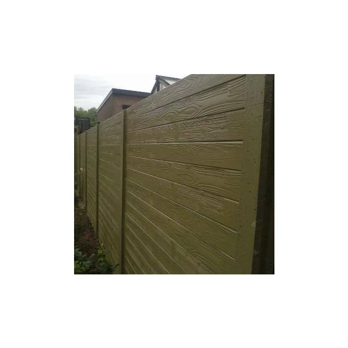 Betonschutting Wood texture enkelzijdig 200x231cm