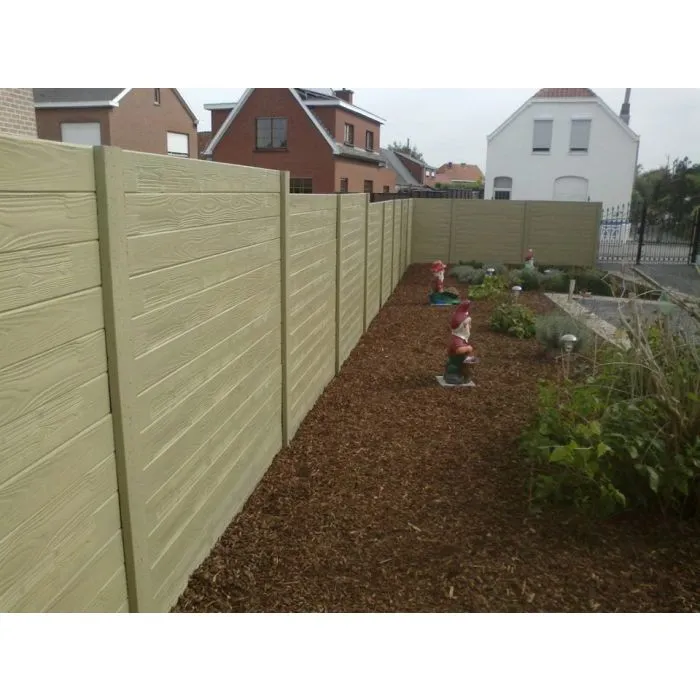 Betonschutting Wood texture enkelzijdig 200x231cm