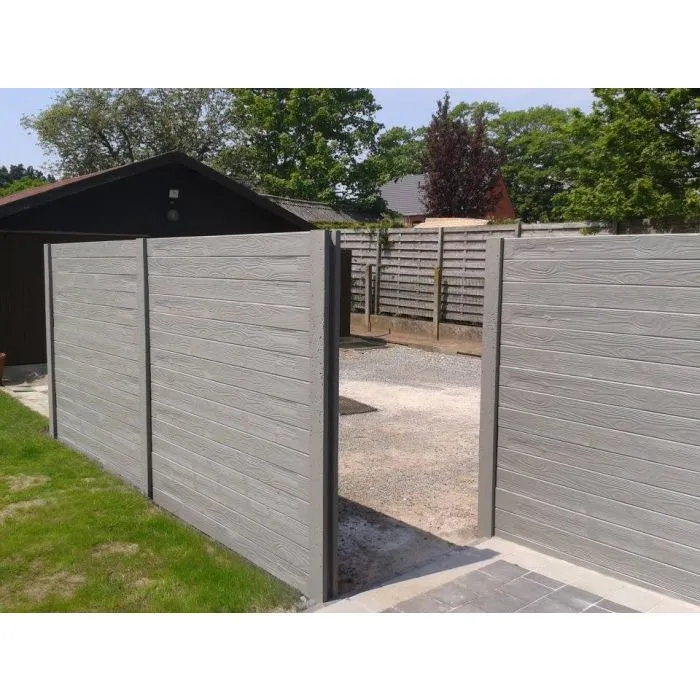 Betonschutting Wood texture enkelzijdig 200x231cm