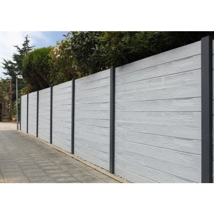 Betonschutting Wood texture enkelzijdig 200x231cm
