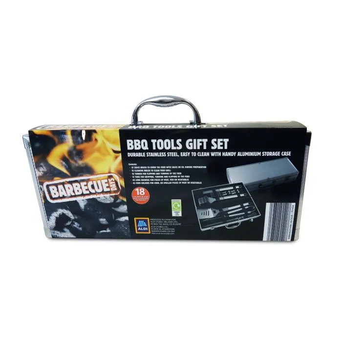 BBQ barbecue tool set 15-delig