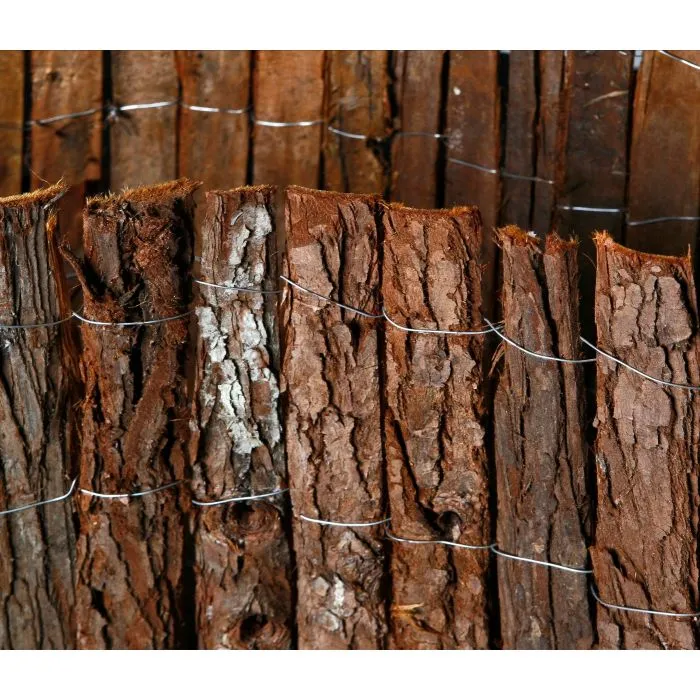 Boomschorsmat tuinscherm dubbelzijdig 200x500cm