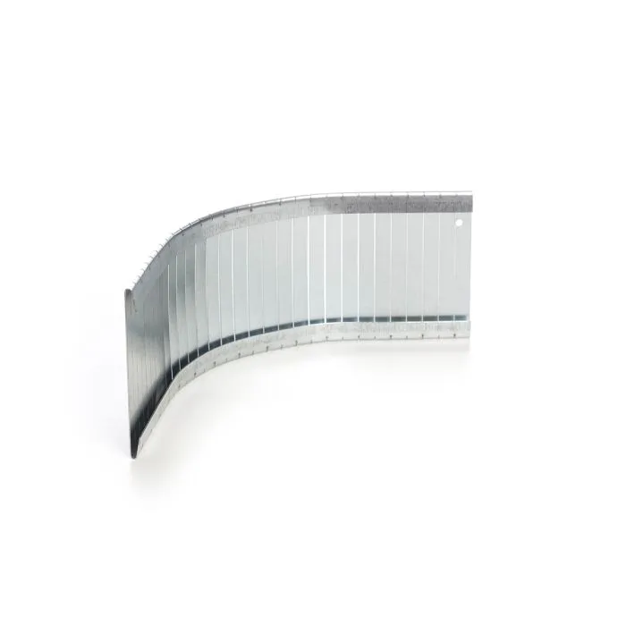 Borderrand flexibel gegalvaniseerd 240x15cm