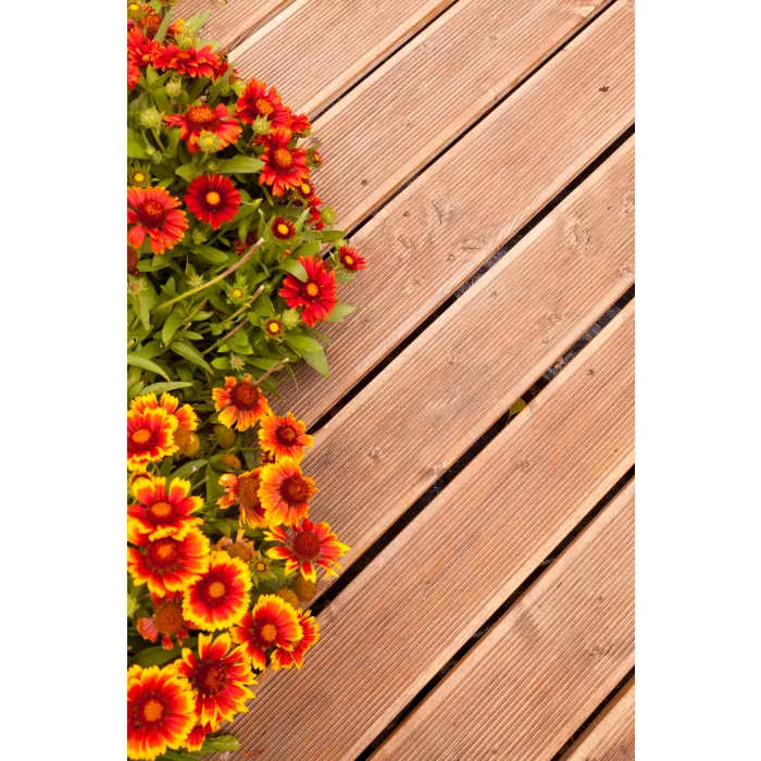 Vlonderplanken Douglas 400cm (24x138mm) kleurloos geïmpregneerd
