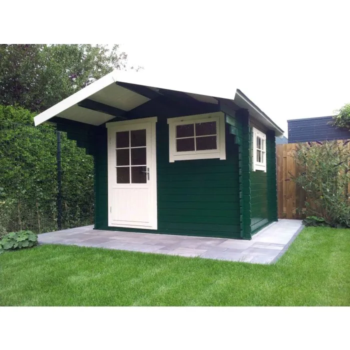 Houten tuinhuisje blokhut Ipswich 300x250cm