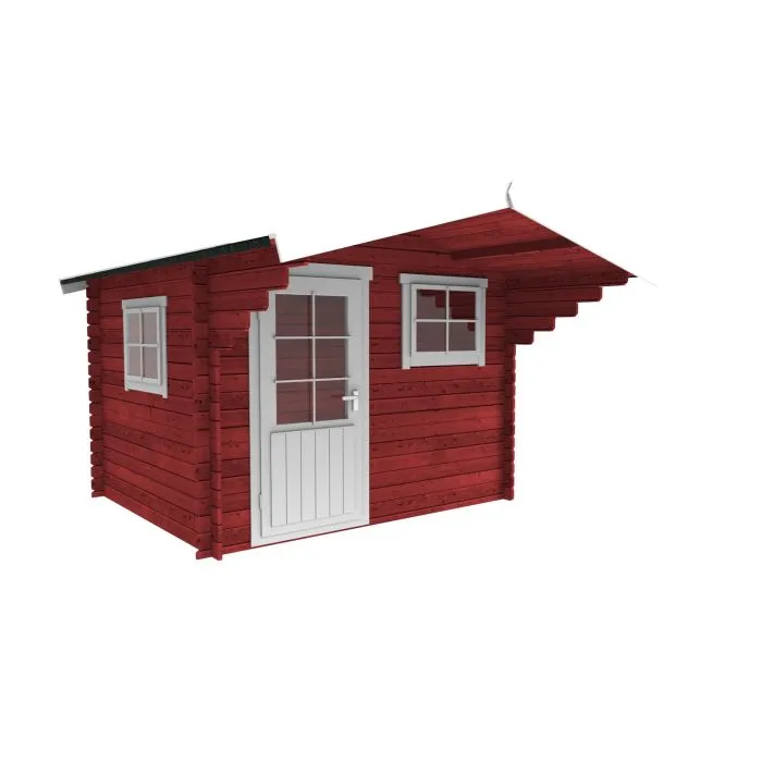 Houten tuinhuisje blokhut Ipswich 300x250cm