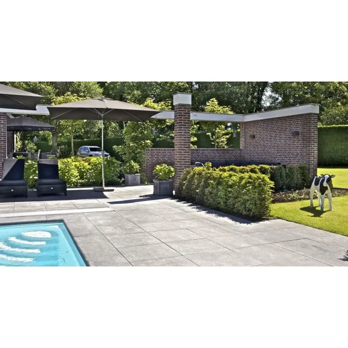 Oudhollandse tegel terrastegel 100x100x5cm, per m2