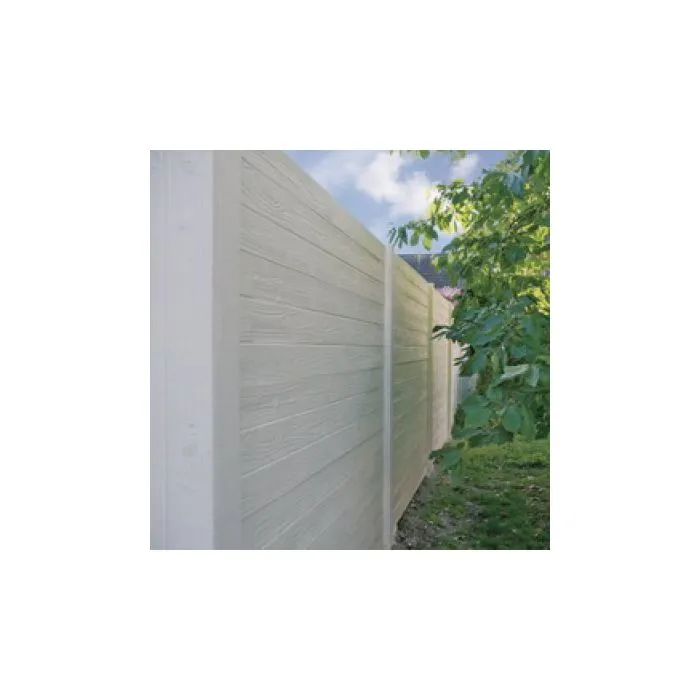 Betonschutting Wood texture enkelzijdig 200x231cm