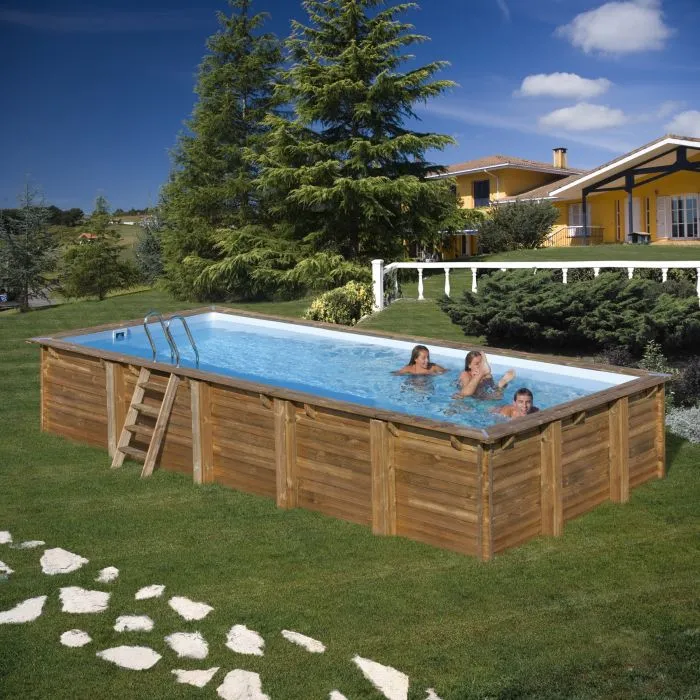 Zwembad hout 815x420x146cm