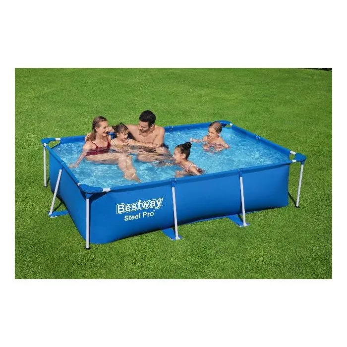 Zwembad stalen frame 259x170x61cm