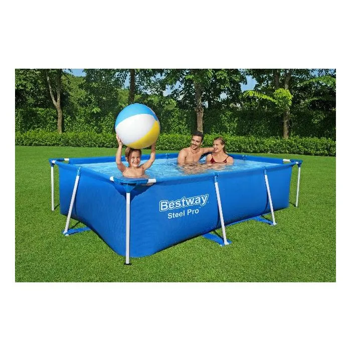 Zwembad stalen frame 259x170x61cm
