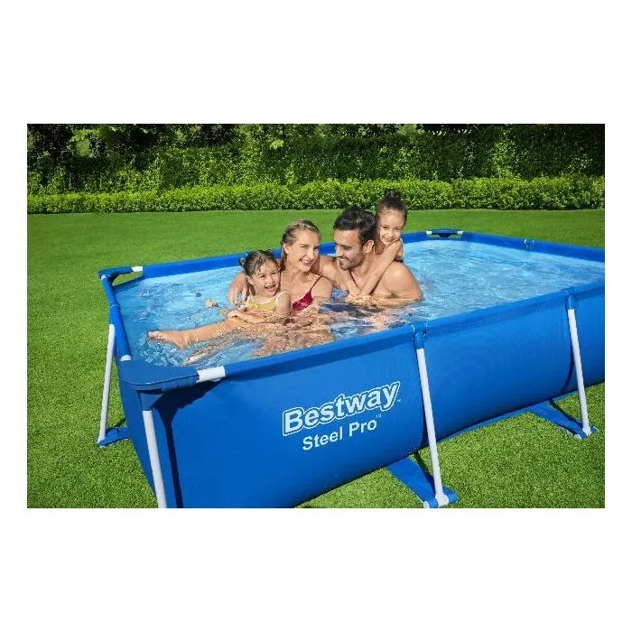 Zwembad stalen frame 259x170x61cm