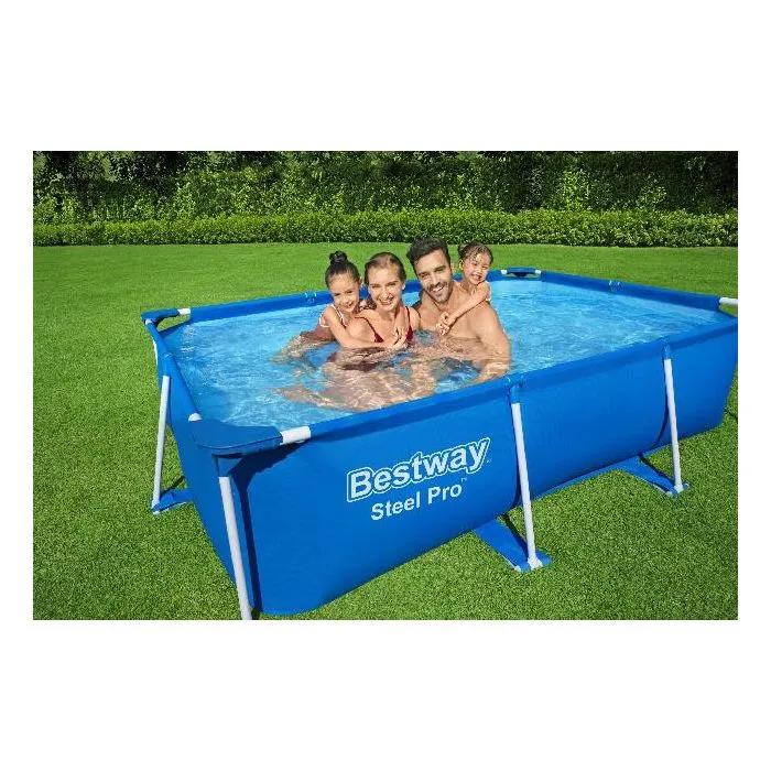 Zwembad stalen frame 259x170x61cm