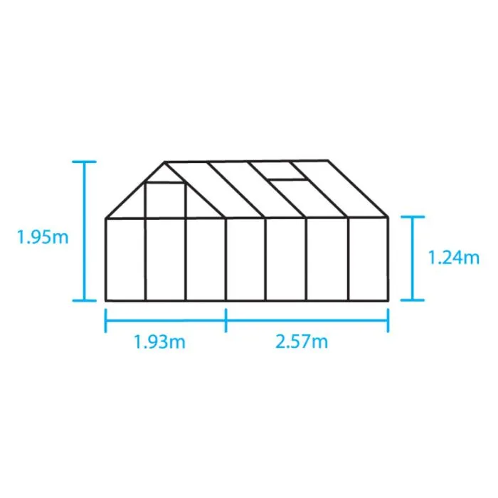 Tuinkas hobbykas kas 193x257x195cm (5m2)