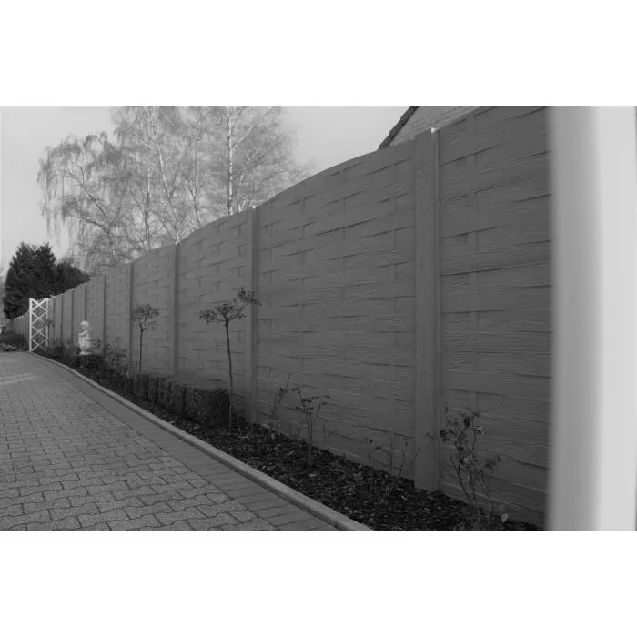 Betonschutting Weavestone enkelzijdig 200x193cm