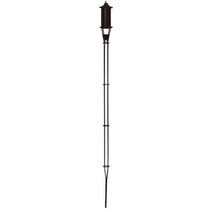 Tuinfakkel fakkel tuin staal zwart 150cm