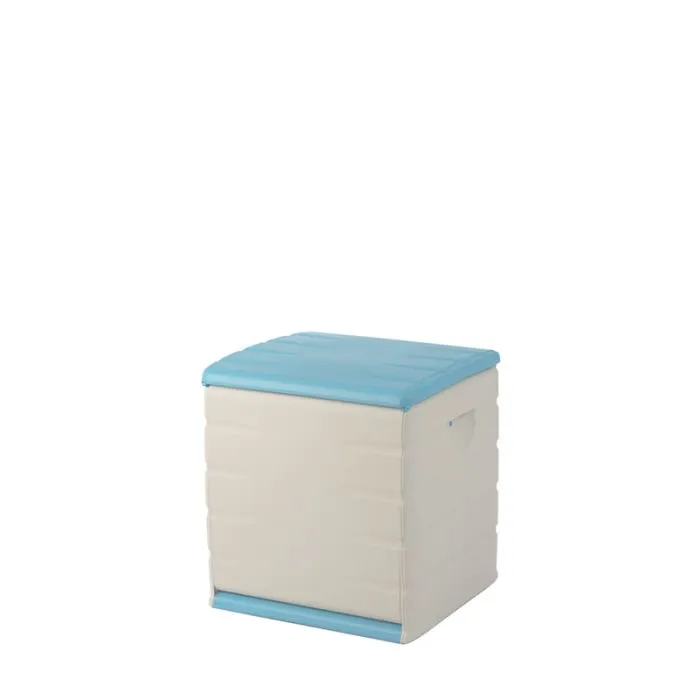 Kussenbox opbergbox grijs 60x61x53cm