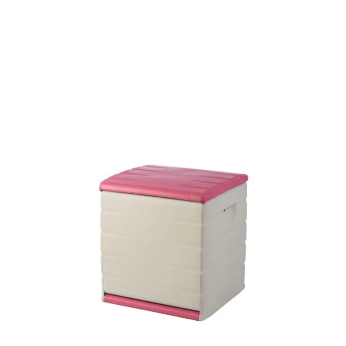 Kussenbox opbergbox grijs 60x61x53cm