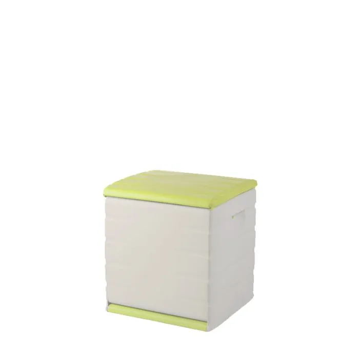 Kussenbox opbergbox grijs 60x61x53cm