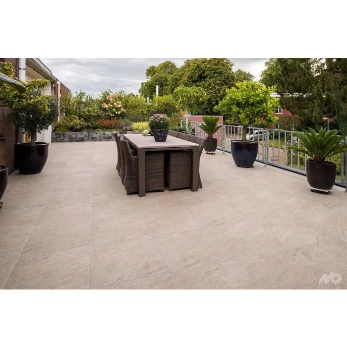 Keramische terrastegel Andes moka 60x60x2cm