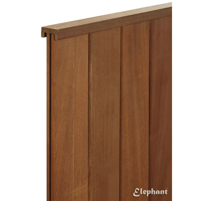 Beschoeiing damwand hardhout Azobé 350cm (30x185mm)