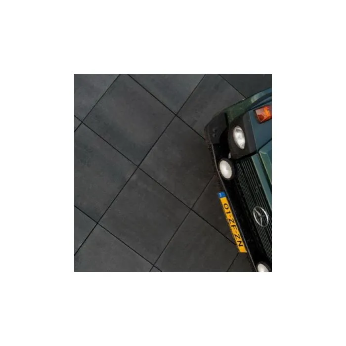 Betontegels stoeptegels sierbestrating zwart 30x30x4,5cm (m2)