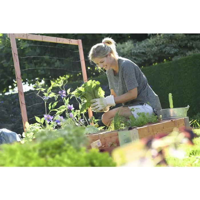 Plantenbak moestuinbak grenen 90x90x20cm