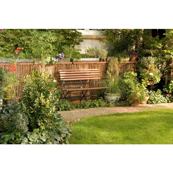 Boomschorsmat tuinscherm enkelzijdig 150x500cm
