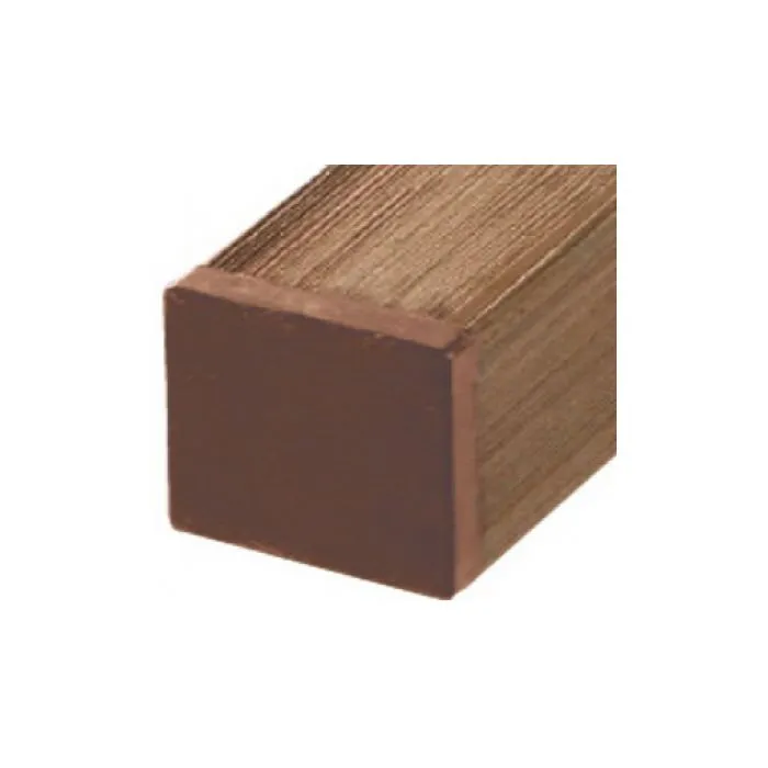 Tuinpaal houtcomposiet wpc bruin 7x7x185cm