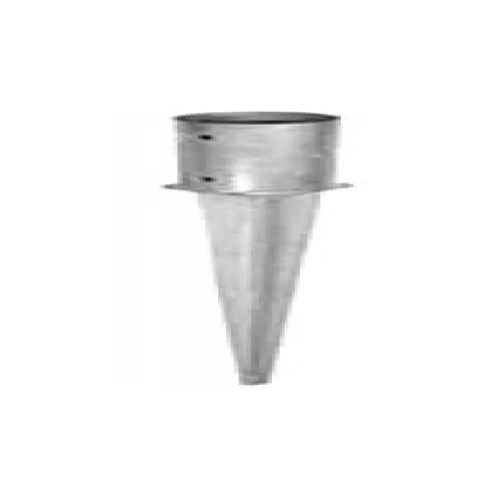 Paalhouder rond voor tuinschermen ø101/600mm