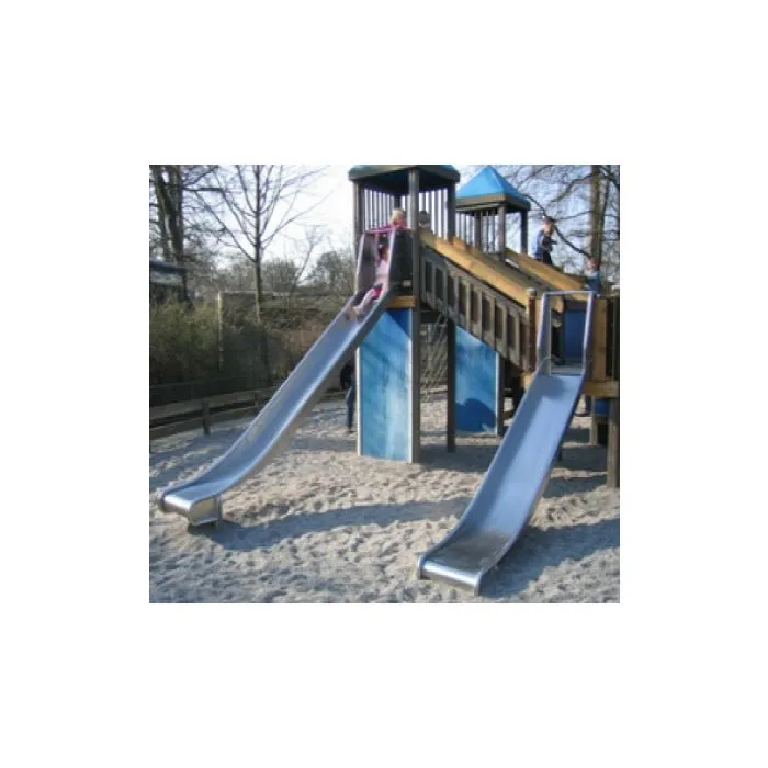 Glijbaan RVS voor speeltoestellen (platformhoogte 200cm)