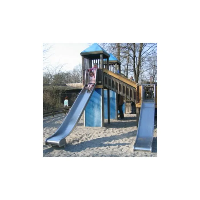 Glijbaan RVS voor speeltoestellen (platformhoogte 200cm)