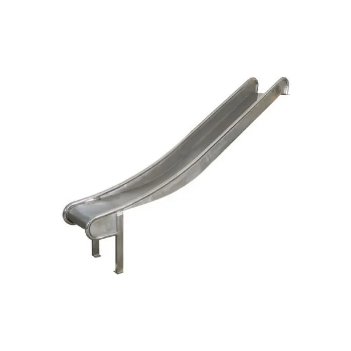 Glijbaan rvs speeltoestellen laag (platformhoogte 200cm)