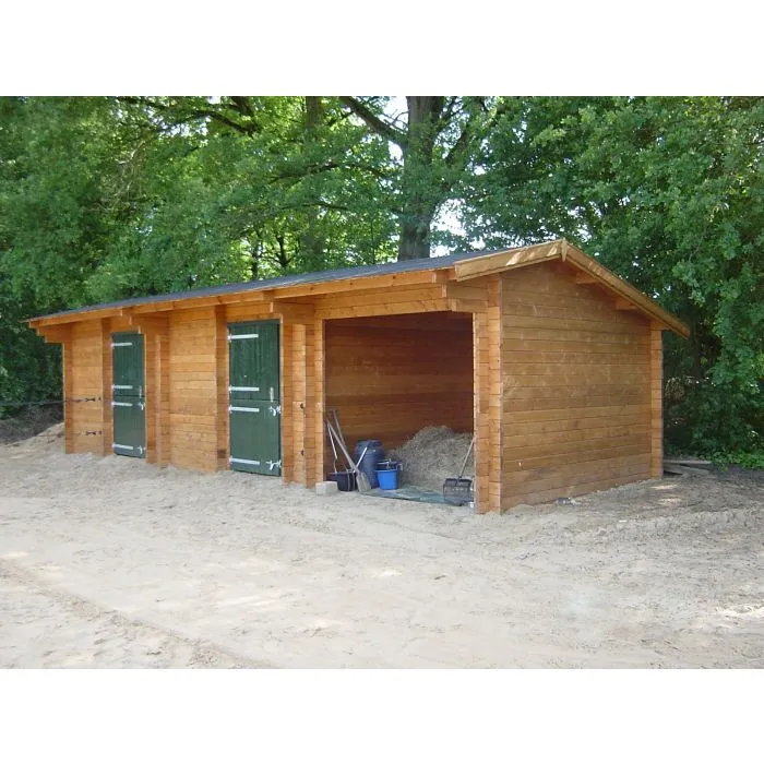 Paardenstal duo plus 10,30x3,80m