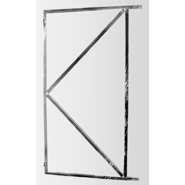 Poortframe tuinpoort verstelbaar 140x155cm