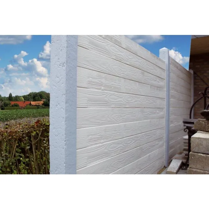 Betonschutting Wood texture enkelzijdig 200x231cm