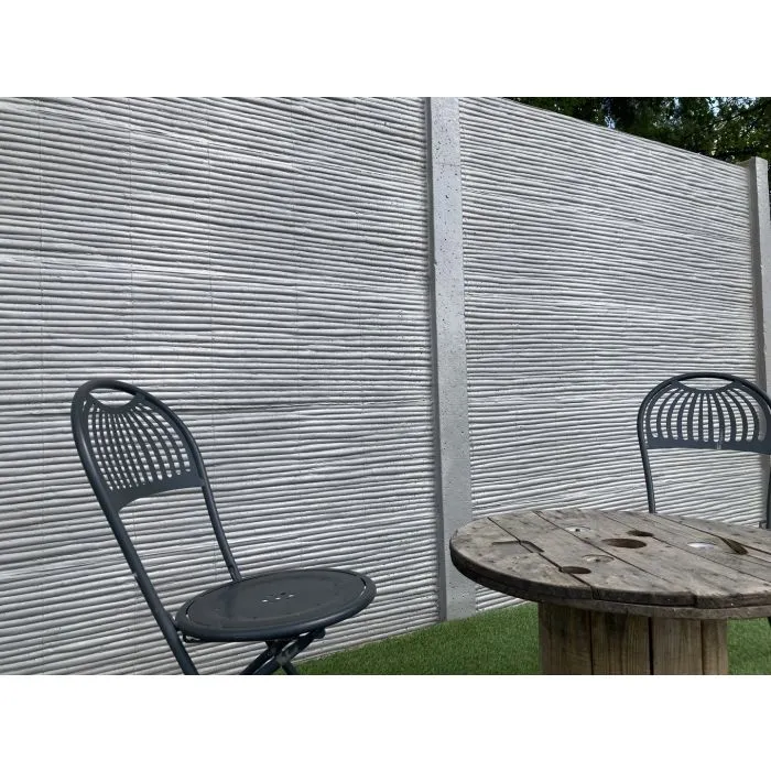Beton schutting Bamboostone dubbelzijdig 200x200cm