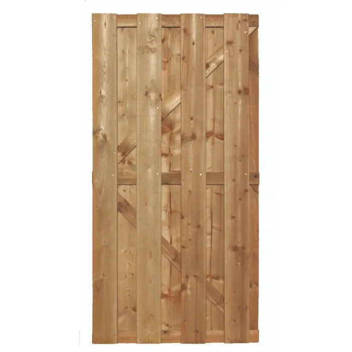 Tuinpoort of tuindeur in grenen hout