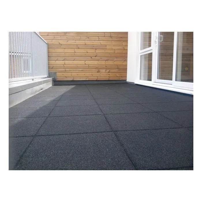 Rubberen tegels groen 500x500x65mm prijs per m2