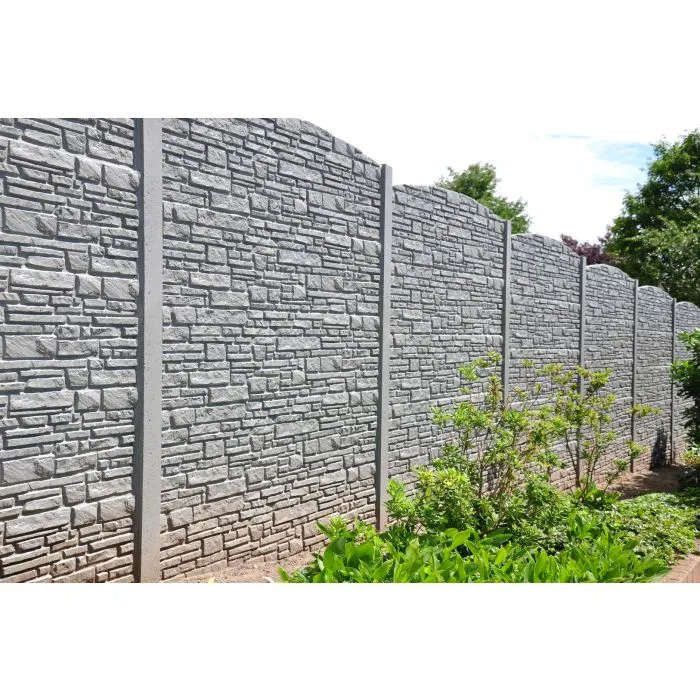 Beton schutting Rusticastone dubbelzijdig 200x200cm