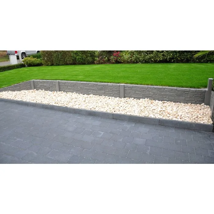 Beton schutting Rusticastone dubbelzijdig 200x200cm