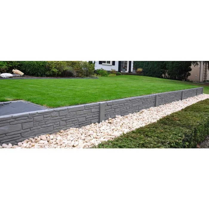 Beton schutting Rusticastone dubbelzijdig 200x200cm