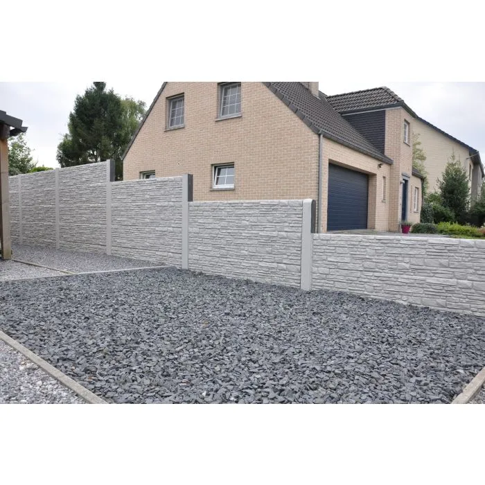 Beton schutting Rusticastone dubbelzijdig 200x200cm