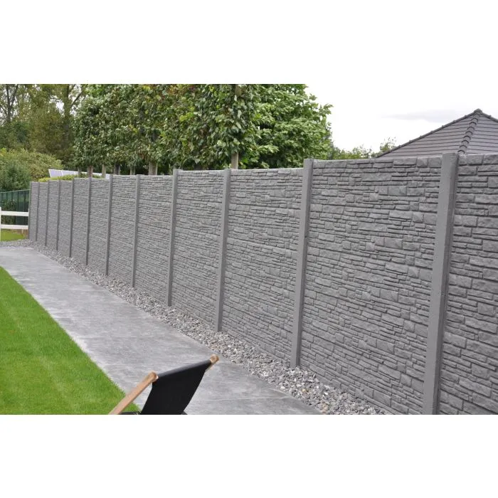 Beton schutting Rusticastone dubbelzijdig 200x200cm