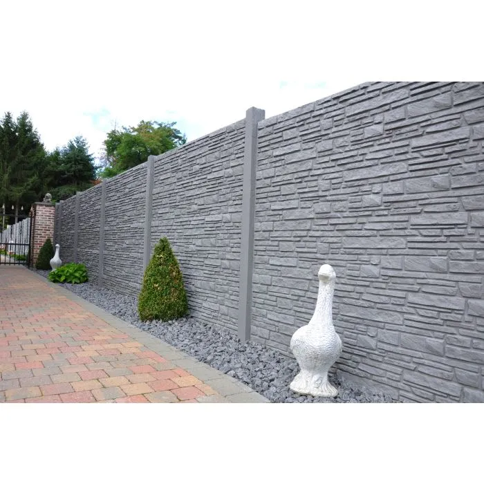 Beton schutting Rusticastone dubbelzijdig 200x200cm