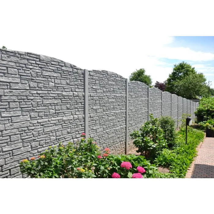 Beton schutting Rusticastone dubbelzijdig 200x200cm