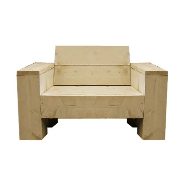 Steigerhouten stoel