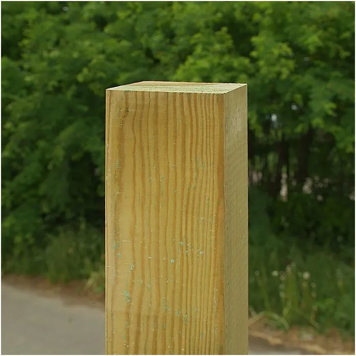 Tuinpalen houten paal grenen 7x7x240cm