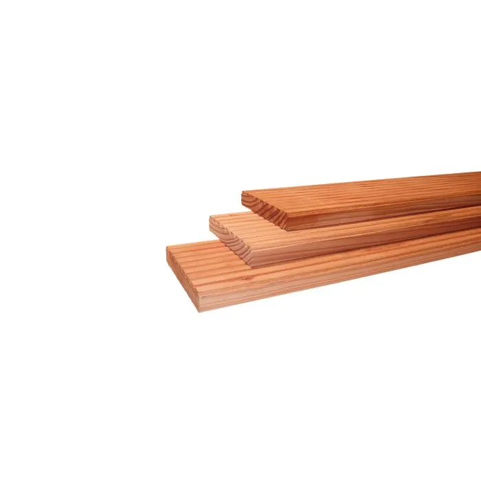 Vlonderplanken Douglas 300cm (28x145mm) kleurloos geïmpregneerd